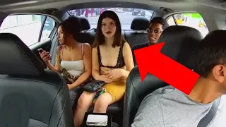 She Didn't Know There Were Cameras in Taxi Look What She Did!