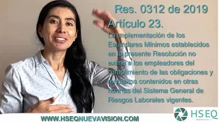 Seguridad y Salud en el Trabajo en Colombia - Decreto 1072 de 2015 y Resolución 0312 de 2019