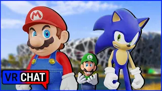 Mario & Sonic A Story from Rivals to Friends on VR Chat