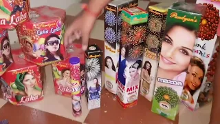 Diwali Crackers Stash 2018 | Diwali 2018 | Crackers 😘😘 | Stash Worth 13000