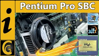 Pentium PRO Single Board Computer / Intel Pentium II OverDrive / Testing with Voodoo 3dfx