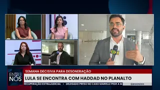 Lula e Haddad se reúnem no Planalto para discutir desoneração da folha de pagamentos