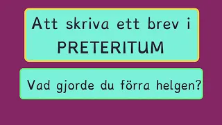 Ett brev i preteritum