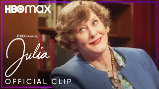 Julia Child Cooks On TV For The First Time | Julia | HBO Max