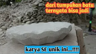 ide kreatif dari tumpukan batu