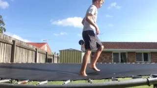 How to bounce higher on a trampoline