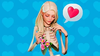 SKELETON GIRL ❤💀SIMS 4 STORY