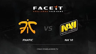 Na`Vi vs  Fnatic, FACEIT League Stage 2, map de train