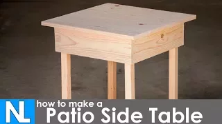 Making a Patio Side Table ~ DIY woodworking simple