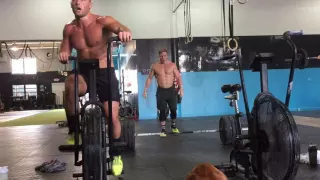 Assault Bike + Power Cleans