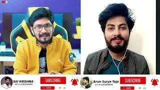 🔴 SaiKrishna & Arun Surya Teja Is LIVE  | Top Creators Live | Q&A | Live No #28