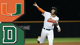 Dartmouth vs #22 Miami Baseball Highlights | GREAT GAME | College Baseball Highlights 2023