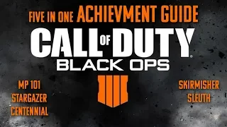 Black Ops 4: MP 101, Stargazer, Centennial, Skirmisher and Sleuth Achievement guide