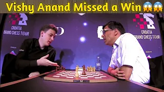 OMG Vishy Anand Missed a Win Against Duda | Croatia Grand Chess Tour 2021 |
