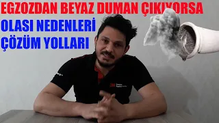 Egzozdan Beyaz Duman Neden Çıkar? Sabahları Motor Soğukken İlk Çalıştırmada ve Gaz Verince?