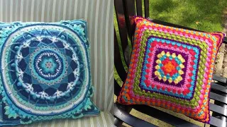 outstanding and trendy crochet cushions designs and pattern with new ideas