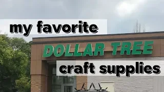 Dollar Store Craft Supplies + Shopping Tips for Crafters