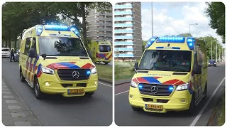 [12-5-2022] [Luchthoorn] Ambulance 05-115 naar en Ambulance 05-111 A1 van ernstig ongeval