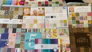 MASSIVE HAUL! So many paper pads from Hobby Lobby and Tuesday Morning.