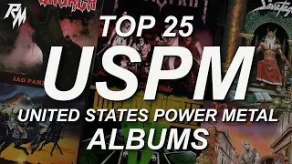 Top 25 USPM Albums of the 80s (Riot, Manowar, Savatage, Queensrÿche & Metal Church) (US Power Metal)