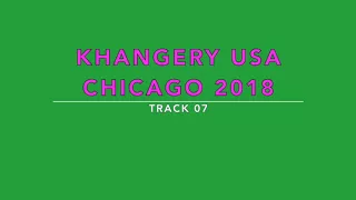 KHANGERY USA NEW CD 2018 CHICAGO TRACK 07 ALEX PARIS