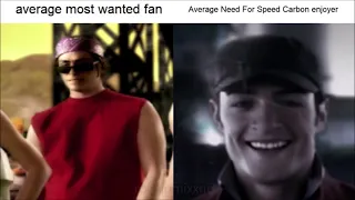 Average most wanted fan vs Need For Speed Carbon enjoyer #shorts