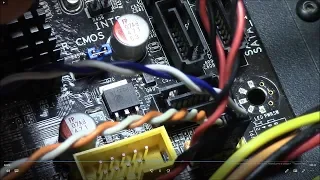 Как подключить reset и power, лампочки на передней панели ПК.На примере Foxconn A88GMX