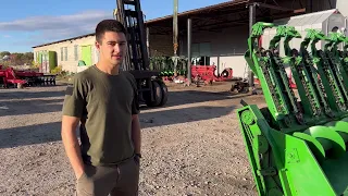 Жатка кукурузная JOHN DEERE 892 8/70 с сечкарем ( производства Италия) Аналог 608C +38 096 513 5339