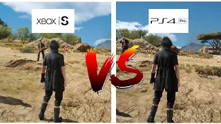 Xbox Series S vs Ps4 Pro | FF XV | Direkter Vergleich - Gameplay, Ladezeit, Grafik [Deutsch]