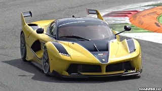 Ferrari Corse Clienti @ Monza! - FXX-K, 599XX, F1 SCREAMING Sounds @ Track!