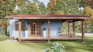 7 x 8 Meters - A Beautiful Tiny Cottage House House - Idea Design | Exploring Tiny House