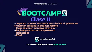 Clase 11- BootcampQA -  Freelancer QA