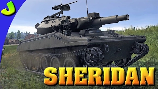 War Thunder-M551 Sheridan Realistic Gameplay (ATGM Unlocked)
