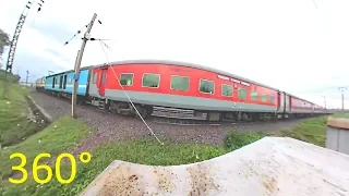 Rajdhani Express 360° VR View | Indian Railways