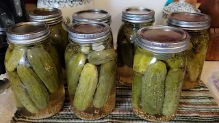 Grandma's Crunchy Dill Pickles