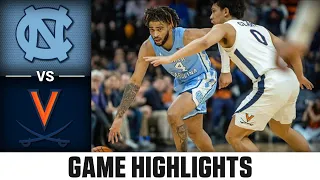 North Carolina vs. Virginia Men's Basketball Highlights (2022-23)