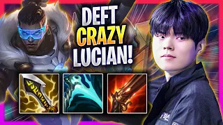 DEFT IS SO CRAZY WITH LUCIAN! - KT Deft Plays Lucian ADC vs Aphelios! | Season 2024