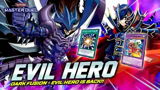 EVIL HERO DECK UPDATE 2024 - HEROES COMBO  DARK FUSION! | Master Duel