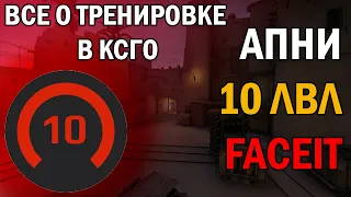 КАК БЫССТРО ПОВЫСИТЬ СВОЙ СКИЛЛ В CS:GO? | ОТ 10 LVL'A ФЕЙСИТ | ВСЕ О ТРЕНИРОВКАХ В КСГО