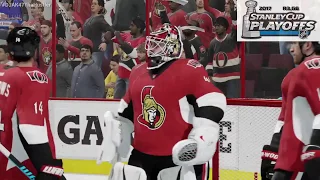 NHL 2017 Stanley Cup Playoffs | Pittsburgh Penguins @ Ottawa Senators |R3,G6| Ottawa Holds On!