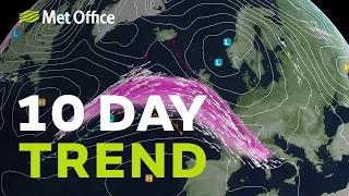 10 Day Trend – Drier weather on the horizon