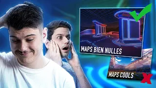 On s'est AFFRONTÉ sur les PIRES MAPS de ROCKET LEAGUE