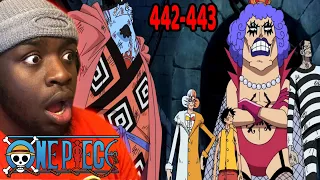 IMPEL DOWN WON'T SURVIVE THIS TEAM UP!!! | One Piece Episodes 442-443 REACTION!!!