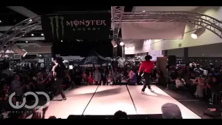 Les Twins Laurent vs Outrage : World of Dance LA 2012 Allstyles Battle