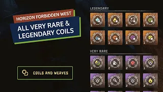 All Very Rare & Legendary Coils Locations In Horizon 2 Guide (Easy Farming Guide & Some Tips)