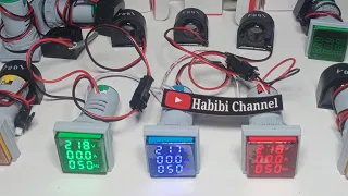 Serba Digital Sekarang Voltmeter Ampere meter Hz meter di produksi dalam 1 jenis barang