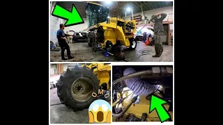 DEEP CLEANING A COMBINE TRACTOR!!! | Nicks Tea Detailing