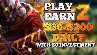 *NEW* 3 NFT Games Play to Earn For FREE in 2022 with $0 Investment (Make $30-$200 Daily) | NFT Game