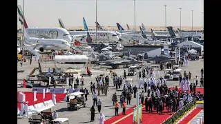 Dubai airshow 2023 - aircraft walk around