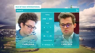 Chess.com Isle of Man International: Round 8 | Caruana Vs Carlsen